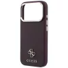 iPhone 18 Pro Max / iPhone 17 Pro Max bordó Guess Saffiano Small 4G &-3666339652678 6 kép