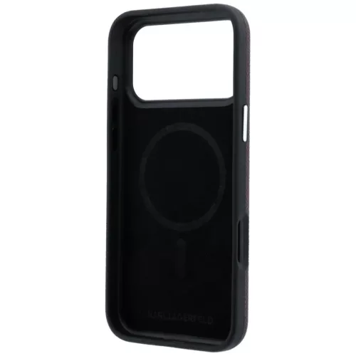 iPhone 18 Pro / 17 Pro bordó Karl Lagerfeld szemcsés textúrájú, h-3666339660765 7 kép