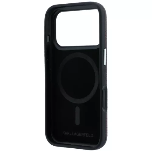 iPhone 18 Pro / 17 Pro bordó Karl Lagerfeld szemcsés mintázatú, do-3666339650537 7 kép