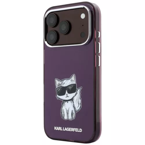 iPhone 18 Pro Max / 17 Pro Max bordó Karl Lagerfeld IML Ikonik Sketch-3666339661373 2 kép