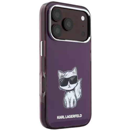 iPhone 18 Pro Max / 17 Pro Max bordó Karl Lagerfeld IML Ikonik Sketch-3666339661373 4 kép
