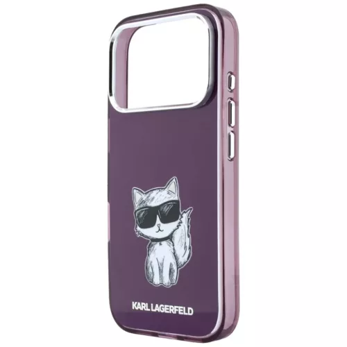 iPhone 18 Pro Max / 17 Pro Max bordó Karl Lagerfeld IML Ikonik Sketch-3666339661373 6 kép