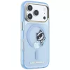 iPhone 18 Pro / iPhone 17 Pro világoskék Karl Lagerfeld Peekaboo Log-3666339661885 4 kép
