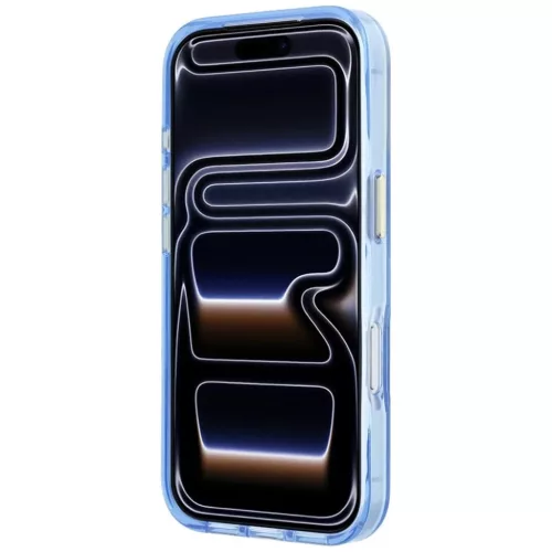 iPhone 18 Pro / iPhone 17 Pro világoskék Karl Lagerfeld Peekaboo Log-3666339661885 5 kép