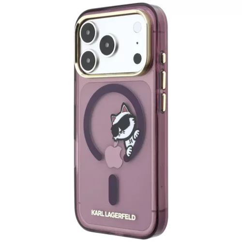 iPhone 18 Pro Max / iPhone 17 Pro Max bordó Karl Lagerfeld Peekaboo L-3666339661977 2 kép