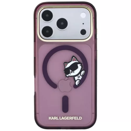 iPhone 18 Pro Max / iPhone 17 Pro Max bordó Karl Lagerfeld Peekaboo L-3666339661977 3 kép