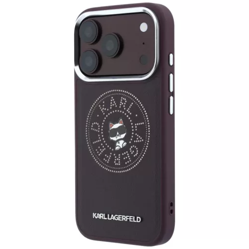 iPhone 18 Pro / iPhone 17 Pro bordó Karl Lagerfeld Point & Choupette -3666339659882 2 kép