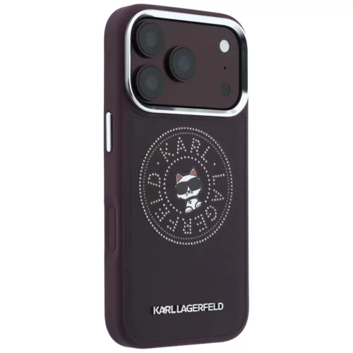 iPhone 18 Pro / iPhone 17 Pro bordó Karl Lagerfeld Point & Choupette -3666339659882 4 kép