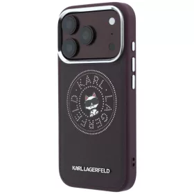 iPhone 18 Pro Max / 17 Pro Max bordó Karl Lagerfeld Point & Choupette-3666339659899 2 kép
