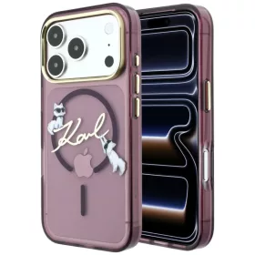 iPhone 18 Pro Max / iPhone 17 Pro Max készülékhez való bordó Karl-3666339661618 1 kép