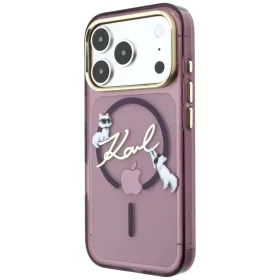 iPhone 18 Pro Max / iPhone 17 Pro Max készülékhez való bordó Karl-3666339661618 2 kép