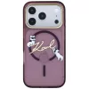 iPhone 18 Pro Max / iPhone 17 Pro Max készülékhez való bordó Karl-3666339661618 3 kép