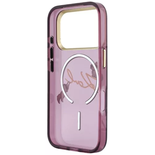 iPhone 18 Pro Max / iPhone 17 Pro Max készülékhez való bordó Karl-3666339661618 7 kép