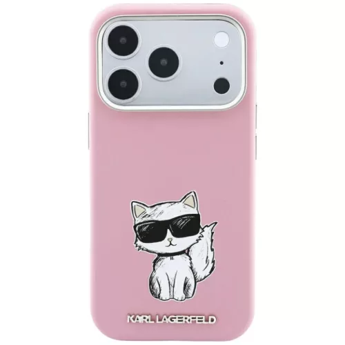 iPhone 18 Pro Max / iPhone 17 Pro Max rózsaszín Karl Lagerfeld Smoot-3666339658090 3 kép