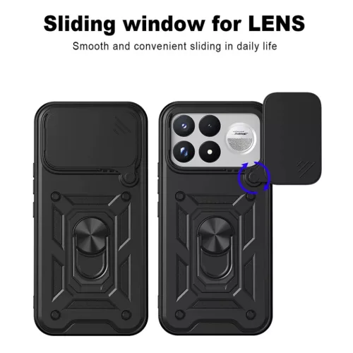  Xiaomi Poco F9 Ultra fekete Techsuit CamShield Series tok-5949419385528 2 kép