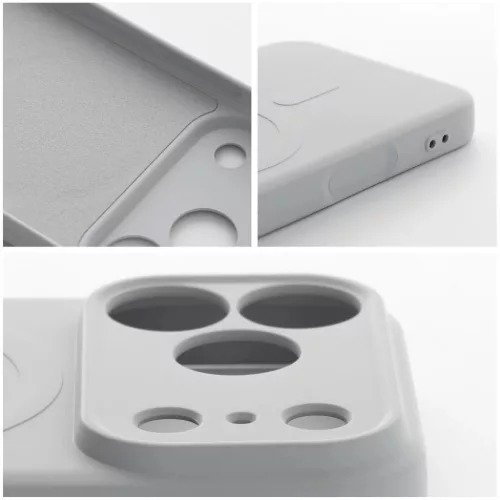  iPhone 18 Pro Max / 17 Pro Max ezüst Silicone Mag Cover MagSafe-komp-5903396479762 4 kép