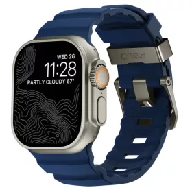  Apple Watch 8/9/10/11/12/SE/Ultra (44/45/46/49 mm) tengerészkék Tec-5906302399093 1 kép