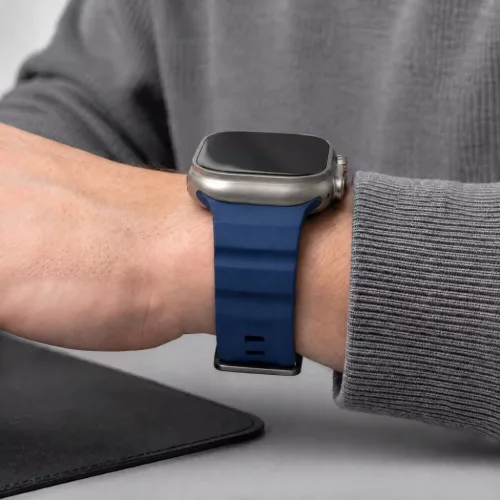  Apple Watch 8/9/10/11/12/SE/Ultra (44/45/46/49 mm) tengerészkék Tec-5906302399093 6 kép