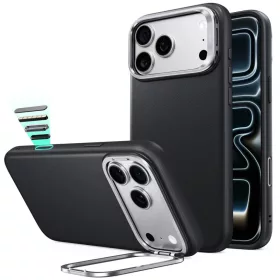 Apple iPhone 17 Pro Max / Apple iPhone 18 Pro Max fekete ESR Leather -4894240304181 1 kép