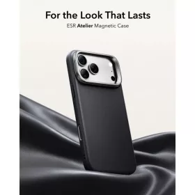  Apple iPhone 17 Pro Max / Apple iPhone 18 Pro Max fekete ESR Leather -4894240304181 2 kép