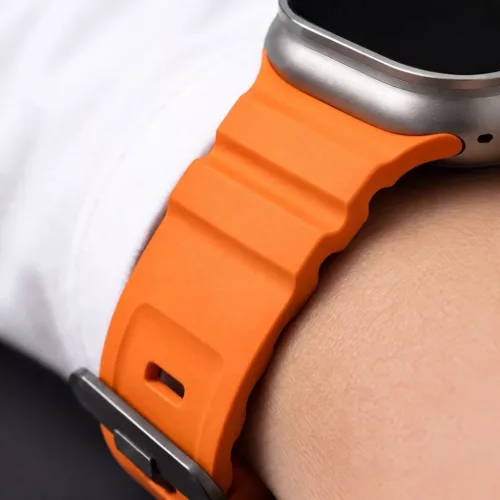  Apple Watch 8/9/10/11/12/SE/Ultra 44/45/46/49 mm narancssárga Tech-P-5906302399116 7 kép