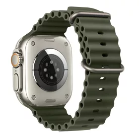  Apple Watch 8/9/10/11/12/SE/Ultra (44/45/46/49 mm) katonai zöld Tech-5906302398836 2 kép