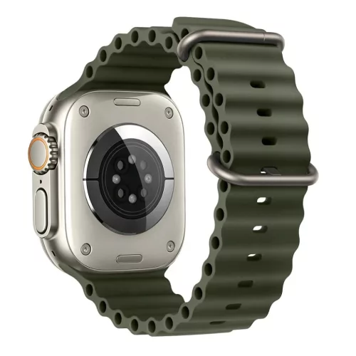  Apple Watch 8/9/10/11/12/SE/Ultra (44/45/46/49 mm) katonai zöld Tech-5906302398836 2 kép