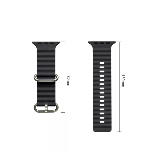  Apple Watch 8/9/10/11/12/SE/Ultra (44/45/46/49 mm) szénszürke Tech--5906302398843 3 kép