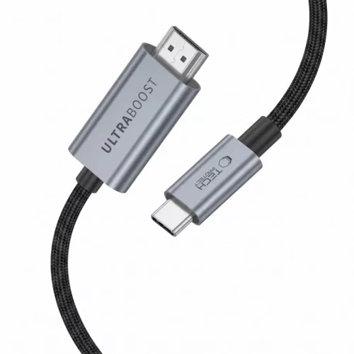 Tech-Protect UltraBoost USB-C–HDMI 2.1 kábel, 8K, 60 Hz, 300 cm, va-5906302341542 3 kép