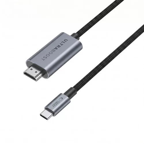 Tech-Protect UltraBoost USB-C–HDMI 2.1 kábel, 8K, 60 Hz, 300 cm, va-5906302341542 4 kép