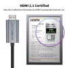 Tech-Protect UltraBoost USB-C–HDMI 2.1 kábel, 8K, 60 Hz, 300 cm, va-5906302341542 5 kép