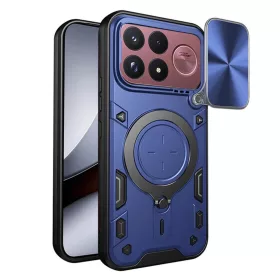 Xiaomi Poco F9 Ultra kék Techsuit CamGuard Pro tok