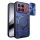 Xiaomi Poco F9 Ultra kék Techsuit CamGuard Pro tok