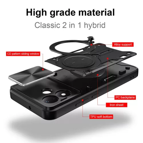  Xiaomi Redmi Note 17 Pro 5G Techsuit CamGuard Pro tok, fekete-5949419386747 3 kép