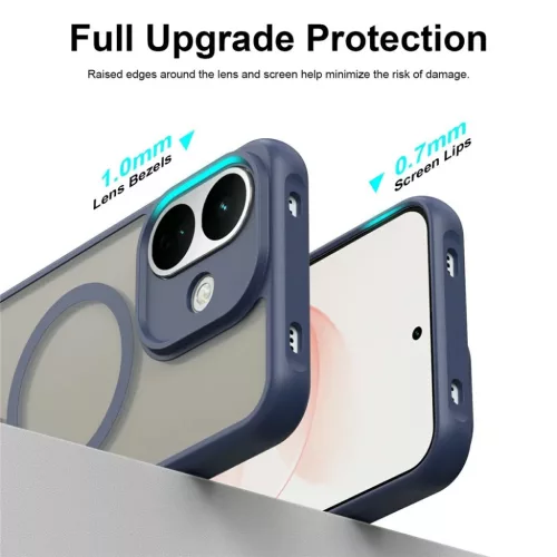  Xiaomi Redmi Note 17 Pro 5G Techsuit HaloFrost II MagSafe tok, tenger-5949419387973 5 kép