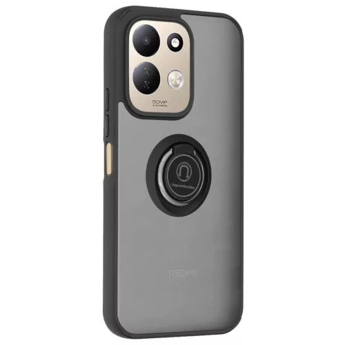  Xiaomi Redmi 17 4G / Redmi 17 5G fekete Techsuit Glinth tok-5949419385771 4 kép