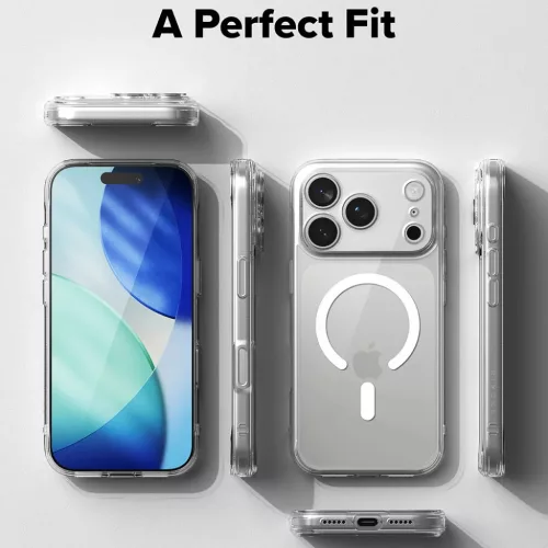  iPhone 18 Pro és iPhone 17 Pro Ringke Fusion MagSafe átlátszó tok-8800380462564 7 kép