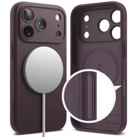  iPhone 18 Pro Ringke MagSafe szilikon tok, sötét cseresznyeszínű-8800380463165 2 kép