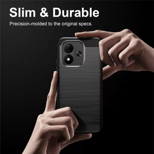  Xiaomi Redmi Note 17 4G / Redmi Note 17 5G fekete Techsuit Carbon Sil-5949419388109 5 kép