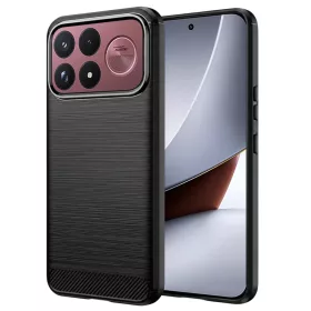  Xiaomi Poco F9 Ultra fekete Techsuit ütésálló karbon-szilikon tok-5949419385580 1 kép