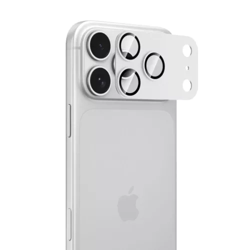  iPhone 18 Pro ezüst Tech-Protect Camfull Fit+ kameravédő-5906302399543 2 kép