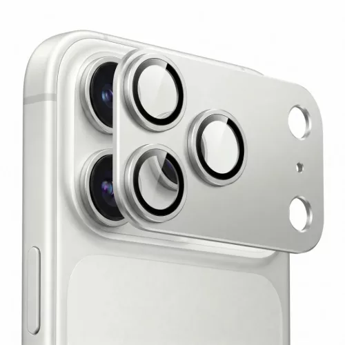  iPhone 18 Pro ezüst Tech-Protect Camfull Fit+ kameravédő-5906302399543 3 kép