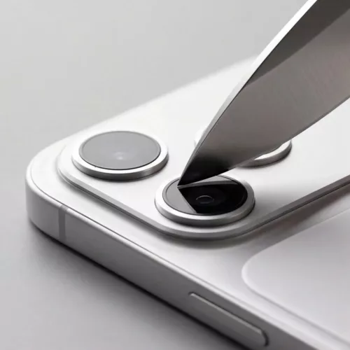  iPhone 18 Pro ezüst Tech-Protect Camfull Fit+ kameravédő-5906302399543 6 kép