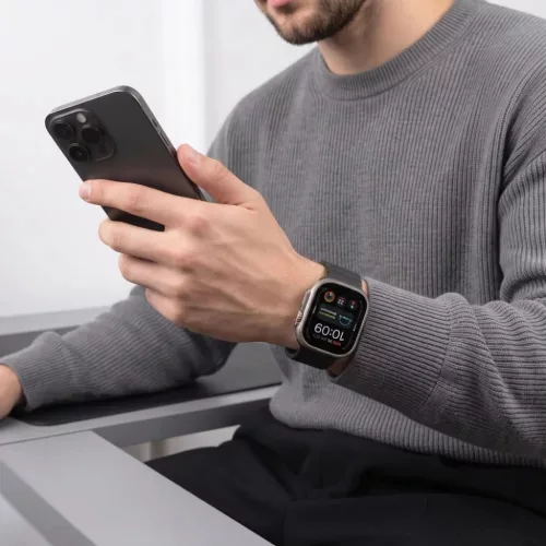  Apple Watch 8/9/10/11/12/SE/Ultra 44/45/46/49 mm fekete Tech-Protect -5906302398980 4 kép