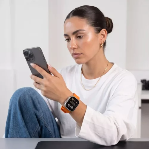  Apple Watch 8/9/10/11/12/SE/Ultra (44/45/46/49 mm) Tech-Protect Silic-5906302398997 4 kép