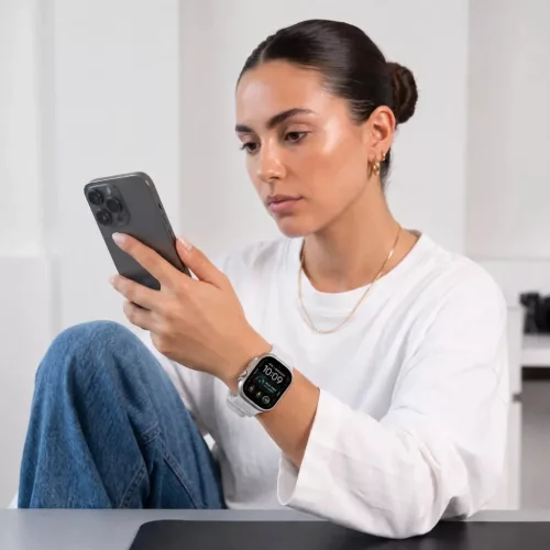  Apple Watch 8/9/10/11/12/SE/Ultra 44/45/46/49 mm holdszürke Tech-Pro-5906302399017 4 kép