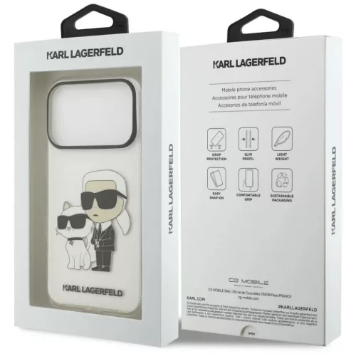  iPhone 18 Pro / 17 Pro készülékhez való Karl Lagerfeld IML NFT Gl-3666339683061 8 kép