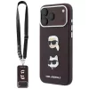  iPhone 18 Pro / 17 Pro bordó Karl Lagerfeld Saffiano Karl&Choupette -3666339677091 1 kép