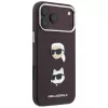  iPhone 18 Pro / 17 Pro bordó Karl Lagerfeld Saffiano Karl&Choupette -3666339677091 5 kép