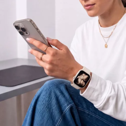  Apple Watch 8/9/10/11/12/SE/Ultra 44/45/46/49 mm Tech-Protect sziliko-5906302398744 5 kép